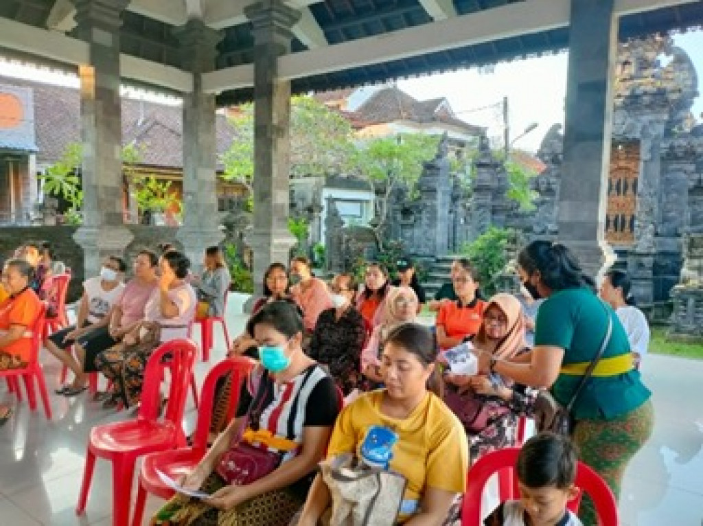 Apresiasi Masyarakat Banjar Tegal Luwih Kepada Bum Desa Tri Manunggal Jaya Dalung Lakukan Kegiatan Sosialisasi